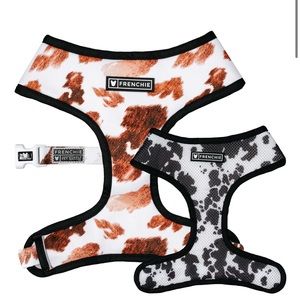 Frenchie NWT Duo Reverse Dog Harness -Moo size Large